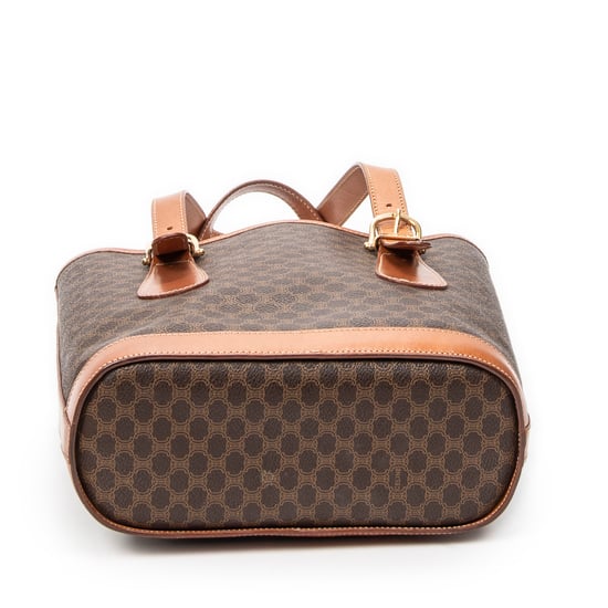 Celine Bucket Tote  en Brown Lienzo recubierto - Image 6