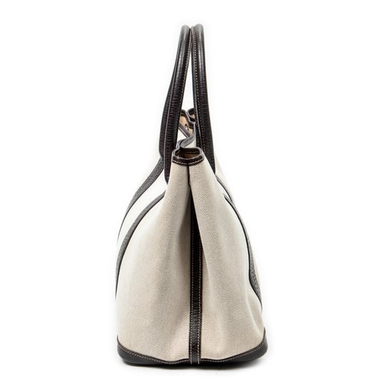 Hermès Garden Party PM en Beige Lienzo - Image 3