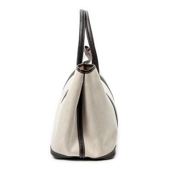 Hermès Garden Party PM en Beige Lienzo - Image 4