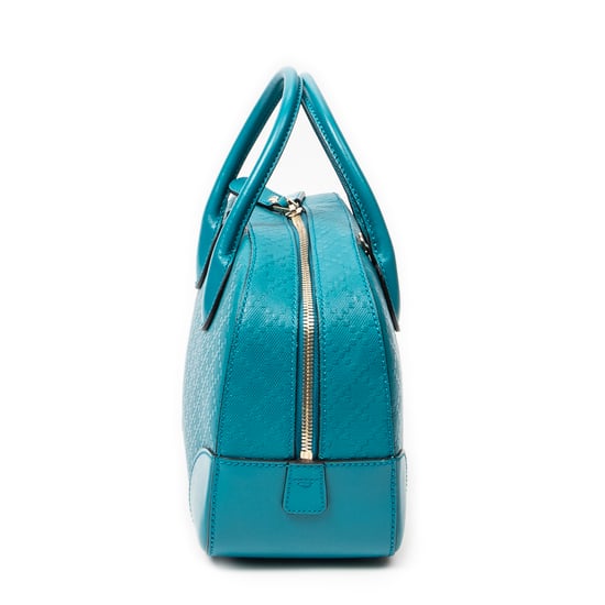 Gucci Boston Top Handle en Verde azulado Cuero de ternero - Image 3