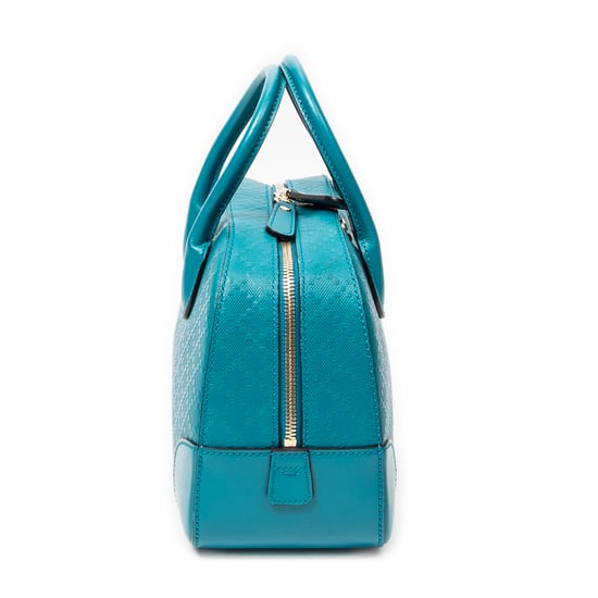 Gucci Boston Top Handle en Verde azulado Cuero de ternero - Image 4