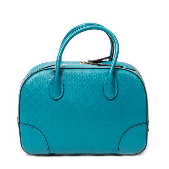Gucci Boston Top Handle en Verde azulado Cuero de ternero - Image 5