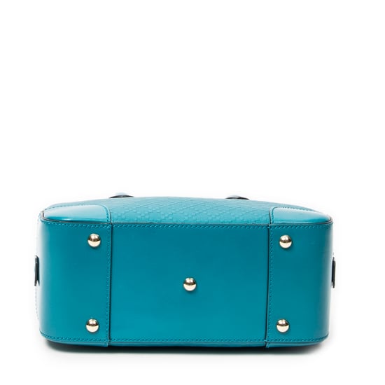 Gucci Boston Top Handle en Verde azulado Cuero de ternero - Image 6