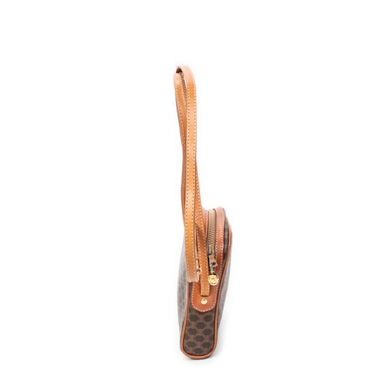 Celine Mini Crossbody en Brown Lienzo recubierto - Image 4