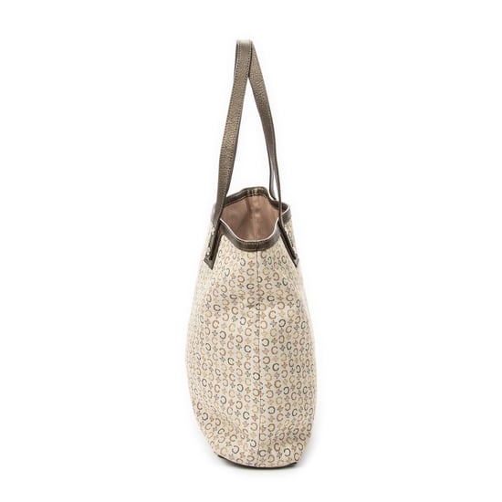Celine Vertical Tote  en Bronce Lienzo - Image 3