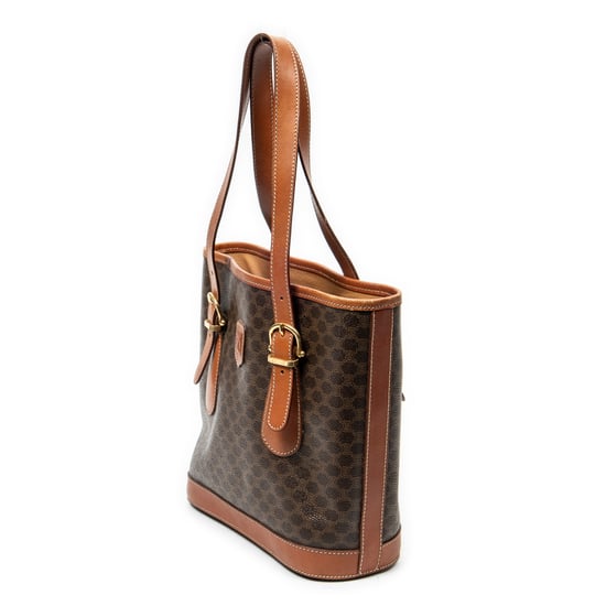 Celine Bucket Tote en Brown Lienzo recubierto - Image 2