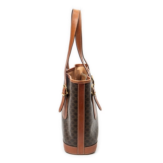 Celine Bucket Tote en Brown Lienzo recubierto - Image 3