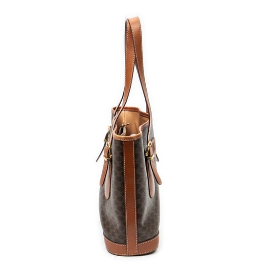 Celine Bucket Tote en Brown Lienzo recubierto - Image 4