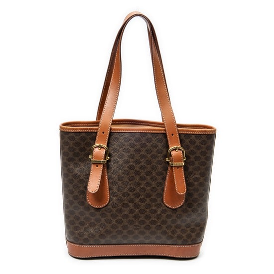 Celine Bucket Tote en Brown Lienzo recubierto - Image 5