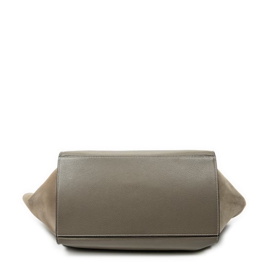 Celine Large Trapeze  en Grey Cuero de ternero - Image 6