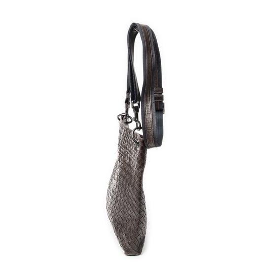 Bottega Veneta Square Flat Messenger en Brown Cuero de ternero - Image 4