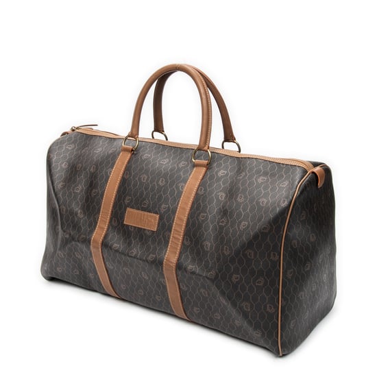 Dior Large Vintage Travel Boston en Brown Lienzo recubierto - Image 2