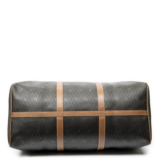 Dior Vintage Large Travel Boston en Grey Lienzo recubierto - Image 6