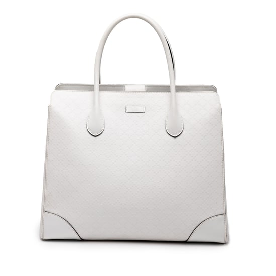 Bolso Tote de Cuero Brillante Diamante de Segunda Mano - Image 1