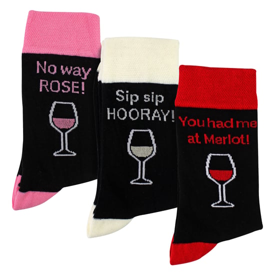 3 Pares de Calcetines de Algodón Divertidos para Hombre | Lema de Comida y Bebida Gracioso | Idea de Regalo - Image 4