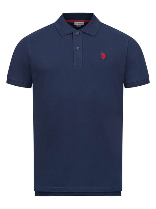 Polo básico de manga corta para hombre U.S. Polo Assn. con tejido elástico - Image 1