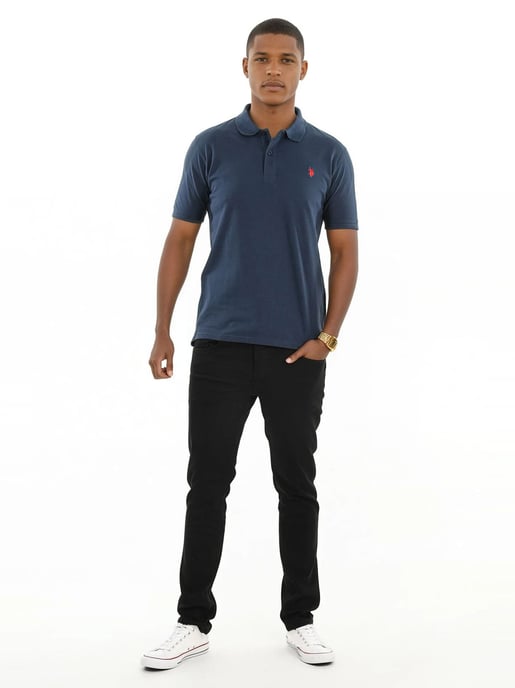 Polo básico de manga corta para hombre U.S. Polo Assn. con tejido elástico - Image 4