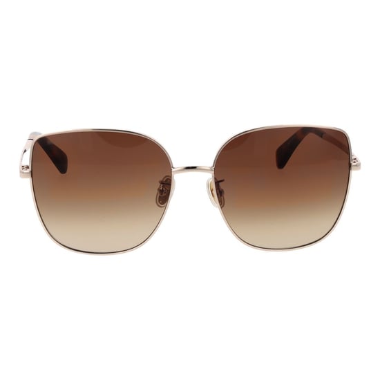 Gafas de sol de metal color oro rosa Max Mara - Image 2