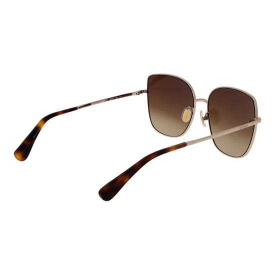 Gafas de sol de metal color oro rosa Max Mara - Image 3