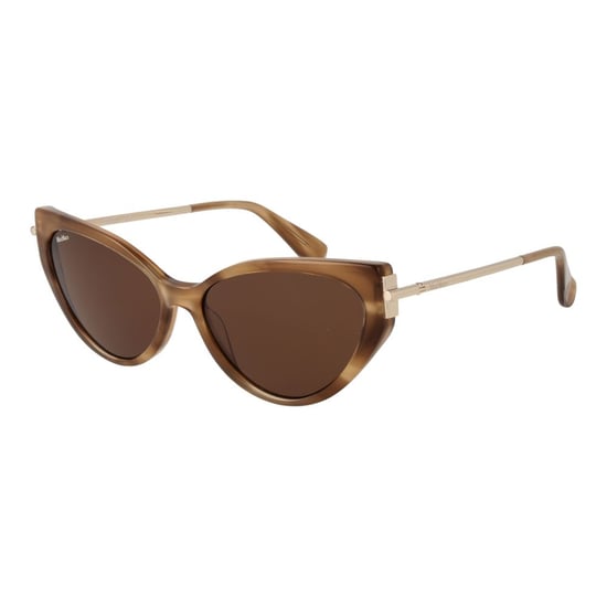 Gafas de sol de acetato marrón Max Mara - Image 1