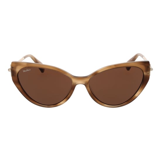 Gafas de sol de acetato marrón Max Mara - Image 2