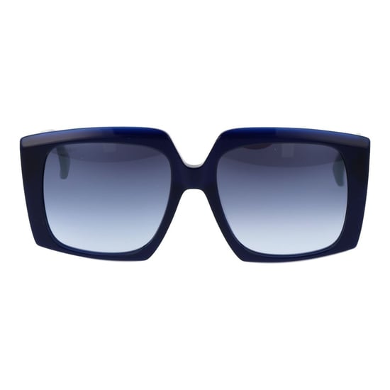 Gafas de sol de plástico azules Max Mara - Image 2