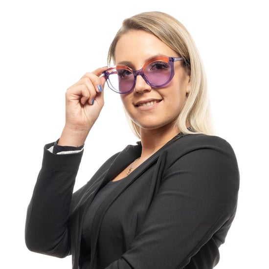Gafas de sol de plástico moradas Emilio Pucci - Image 4