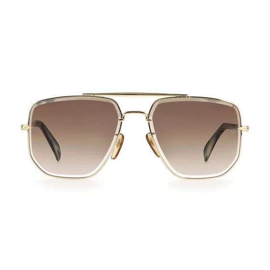 Gafas de sol metálicas doradas David Beckham - Image 2