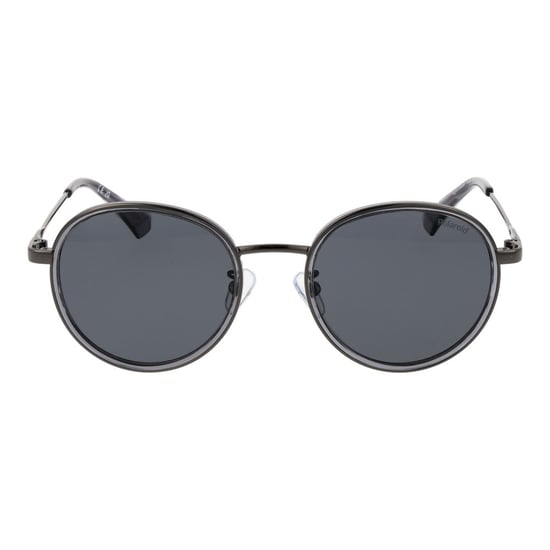 Gafas de sol de acero inoxidable gris Polaroid - Image 2