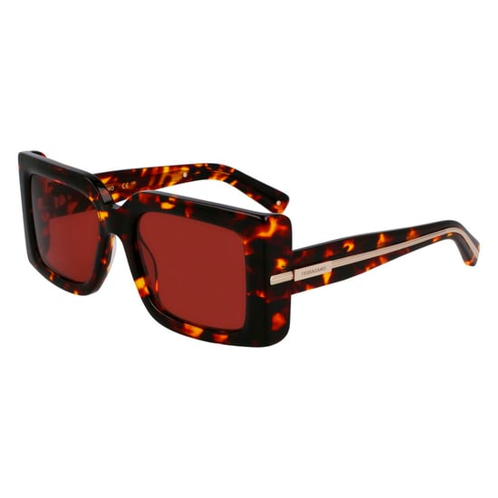 Gafas de sol de acetato marrones Ferragamo - Image 1