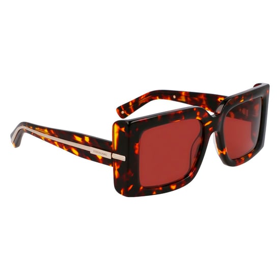 Gafas de sol de acetato marrones Ferragamo - Image 3