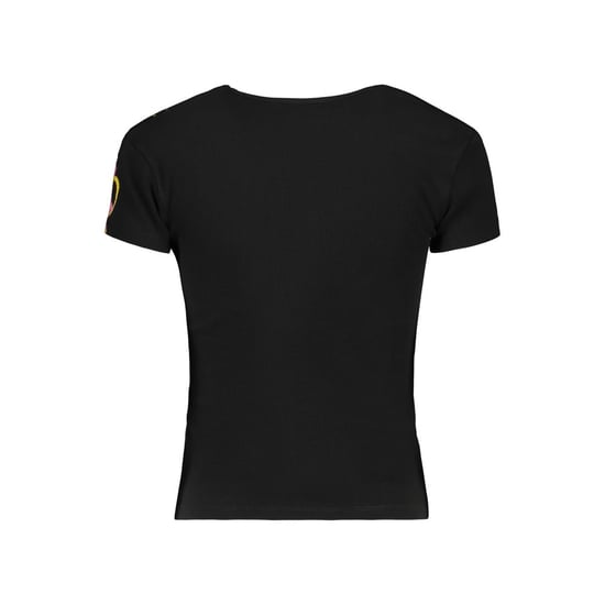 Camiseta de algodón negra para mujer Desigual - Image 3