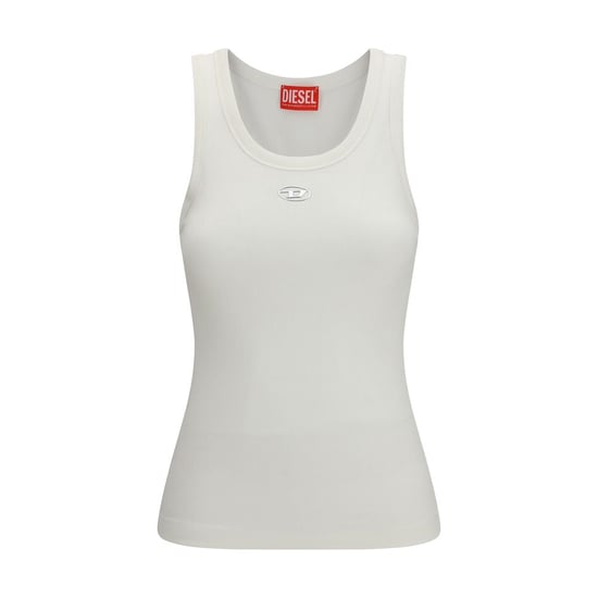 Camiseta sin mangas de algodón blanco Diesel - Image 1