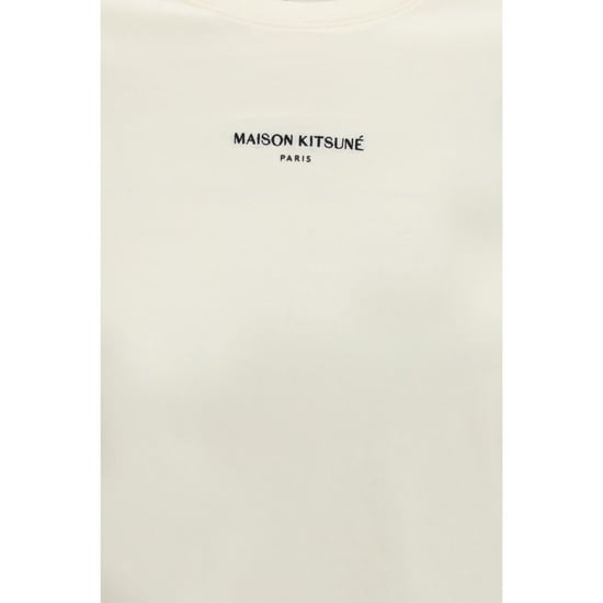 Camiseta de algodón beige Maison Kitsuné - Image 3