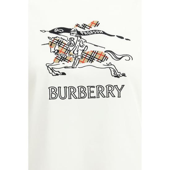Camiseta de Algodón Blanca Burberry - Image 3