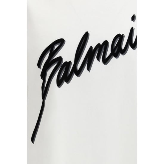 Camisa de algodón blanca Balmain - Image 3