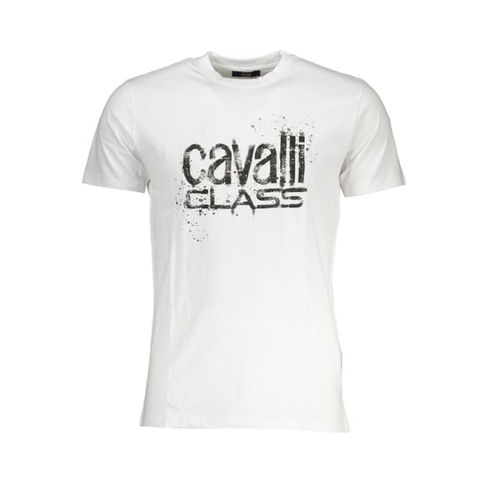 Camiseta de Hombre de Algodón Blanco Cavalli Class - Image 1