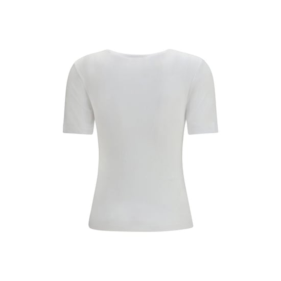 Ganni Camiseta de Algodón Blanca - Image 2
