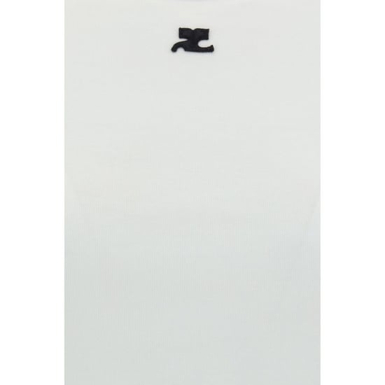 Camiseta de Algodón Blanca Courrèges - Image 5