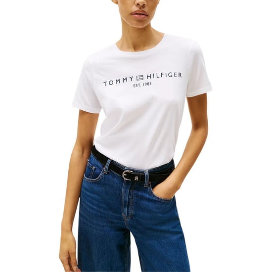 Camiseta blanca de algodón reciclado Tommy Hilfiger - Image 1