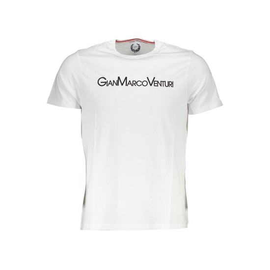 Camiseta de Hombre de Algodón Blanco Gianmarco Venturi - Image 1