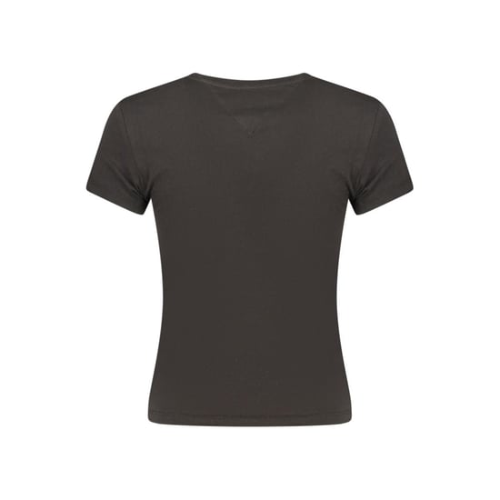 Camiseta de Algodón Negra para Mujer Tommy Hilfiger - Image 2