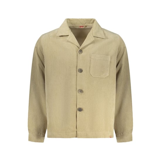 Camisa de Hombre de Poliéster Beige Rifle - Image 1