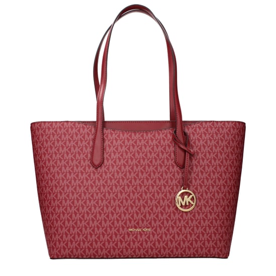Bolso de hombro de tela roja Michael Kors - Image 1