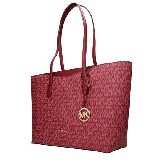 Bolso de hombro de tela roja Michael Kors - Image 2