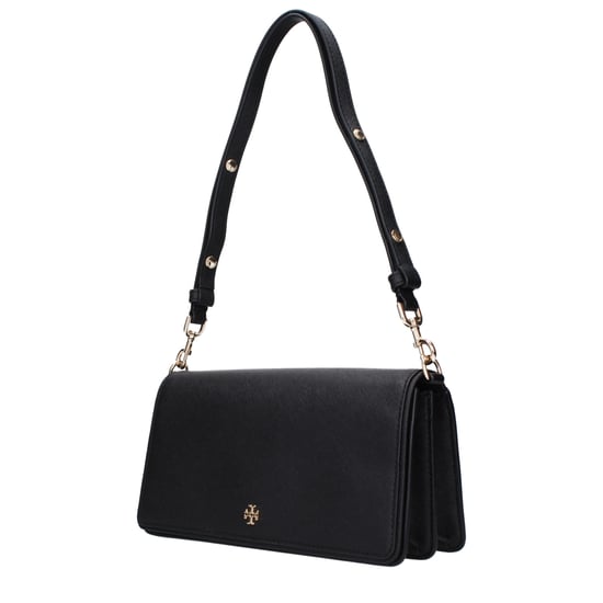 Bolso de Hombro de Cuero Negro Tory Burch - Image 2