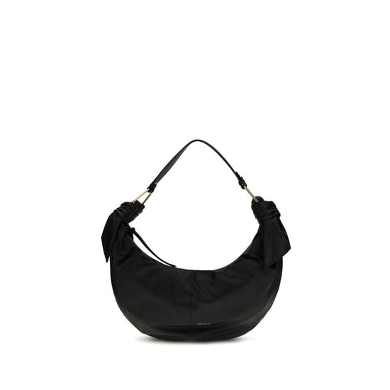 Bolso de hombro Coccinelle de piel de ternera negra Bos Taurus - Image 1