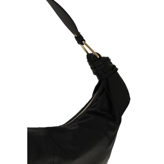 Bolso de hombro Coccinelle de piel de ternera negra Bos Taurus - Image 4