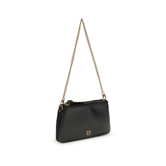 Bolso de hombro PINKO de piel de ternera negra Bos Taurus - Image 2