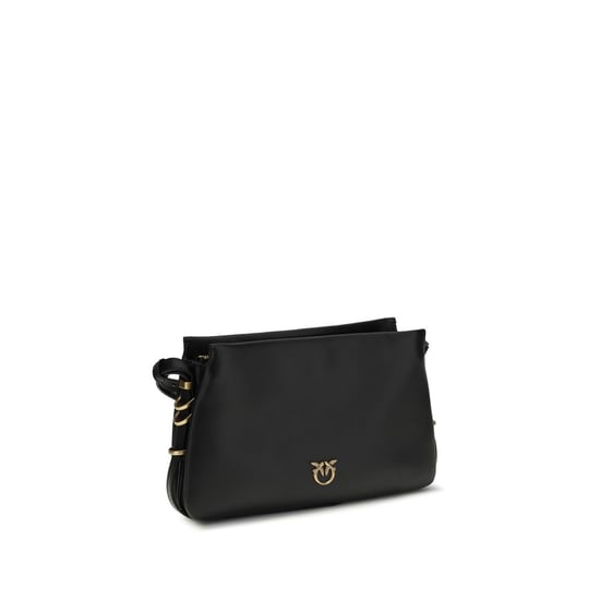 Bolso de hombro PINKO de piel de ternera negra Bos Taurus - Image 2